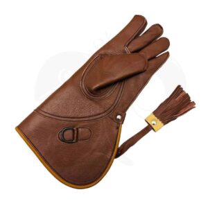 Guantes de cuero para cetreria